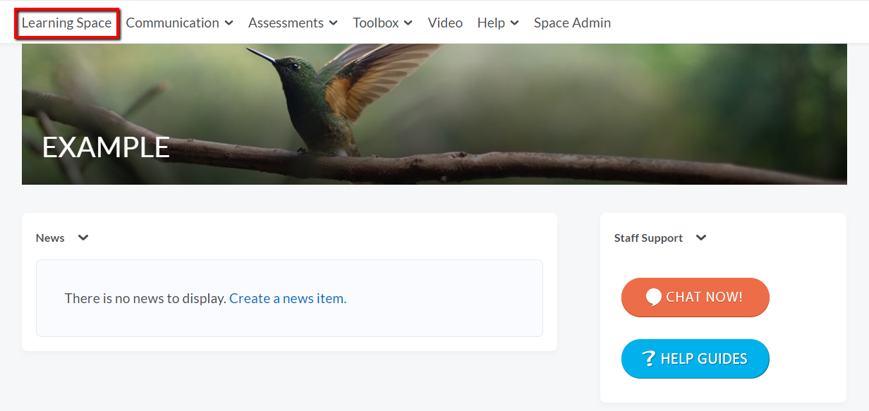 Inserting an H5P in VU Collaborate