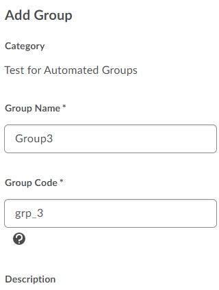 Creating and Managing Custom Groups Add Group