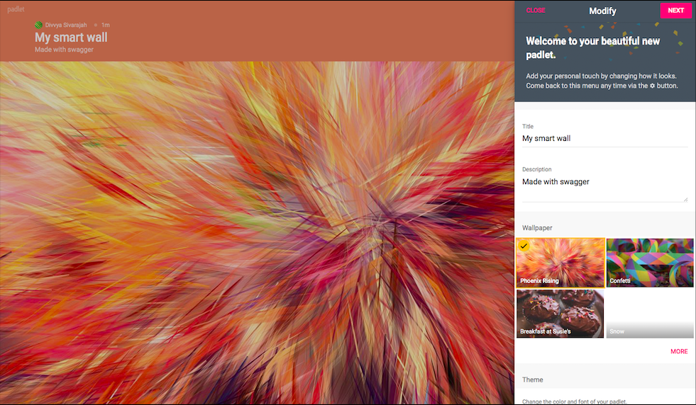 art padlet