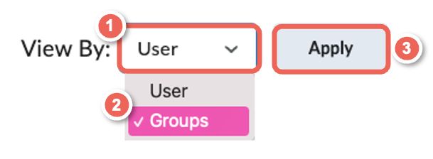 view by group then select apply