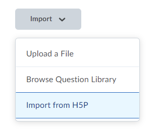 3 select import H5P 