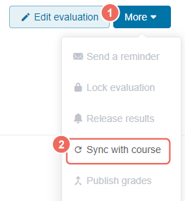 more sync with course