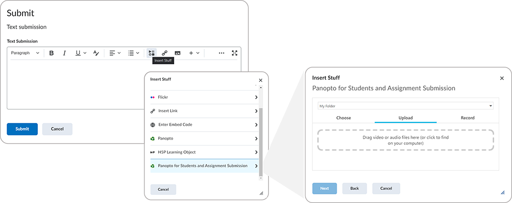 Panopto Student Submission