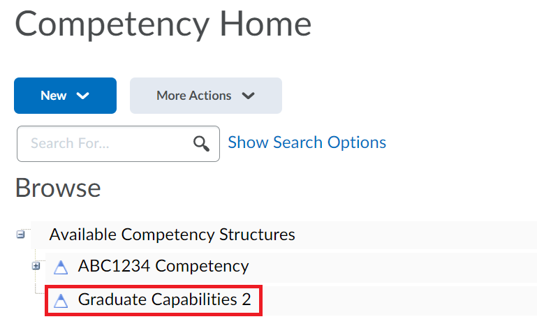 6 select a competency name