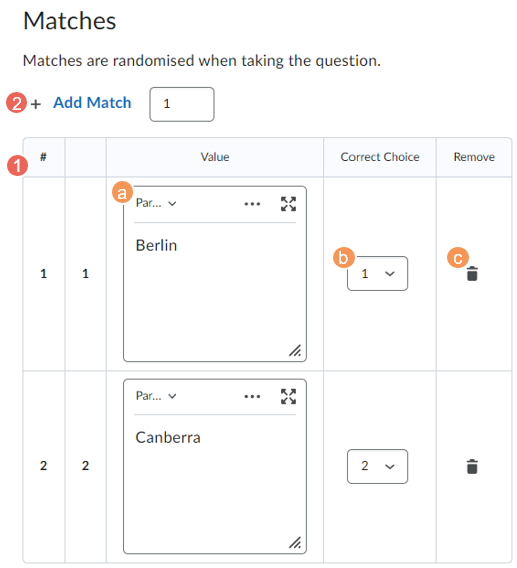 mat question details matches