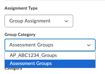 select groups from dropdown list