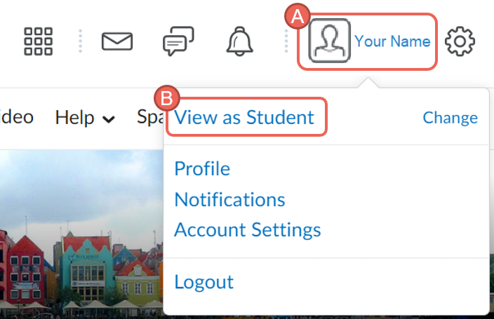 1 select view as student