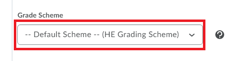 Make sure the Grade Scheme matches your units scheme 
