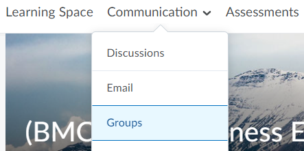 nav bar communication groups 2