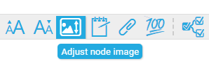 adjust node image menu bar