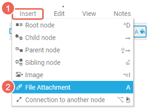 insert file attachment