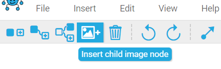 select insert child image node