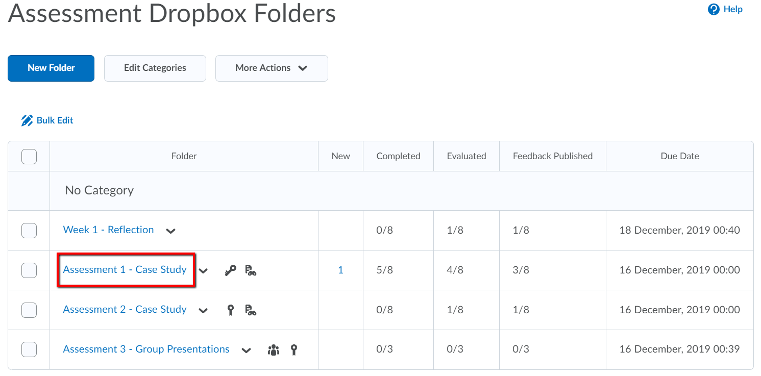 Assessment through assignment picture