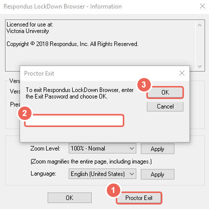 pc enter password to exit