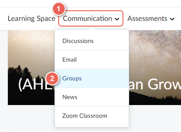 access groups from communication