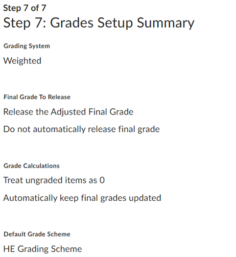 grades setup summary 1