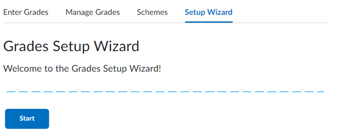 select setup wizard then scroll down and select start