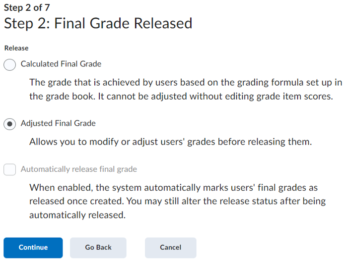 step 2 final grade released