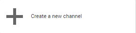 Create new channel button
