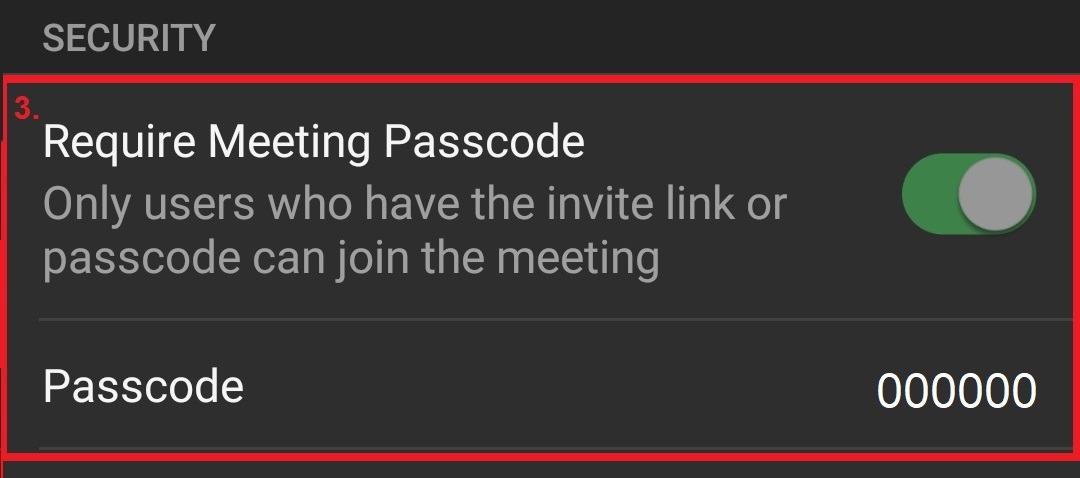 Add a Session Title and fix settings accordingly then select Done P2