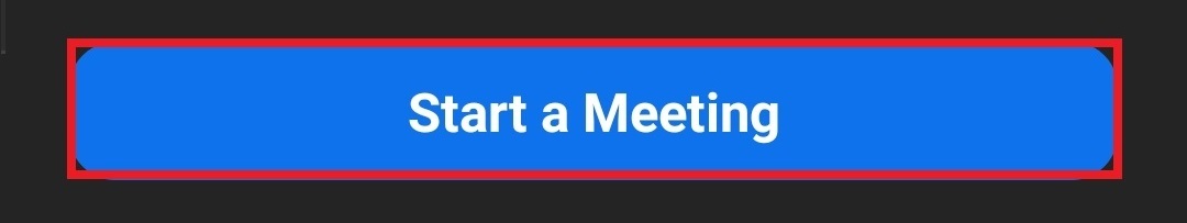 Select Start a Meeting
