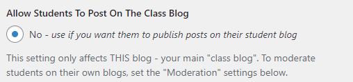 3.2 students post on student blogs