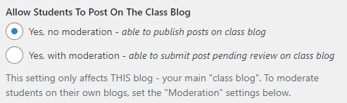 3.3 students post on the class blog