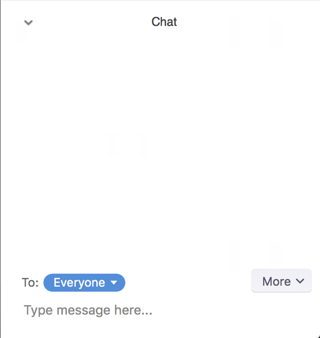 chat panel