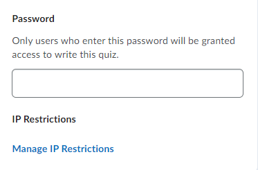 qz password and ip restrictions