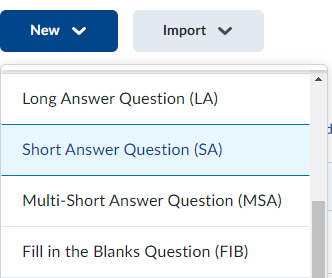 sa add question