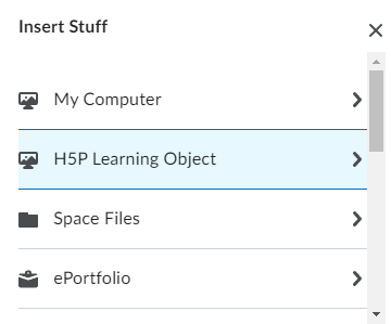 access h5p from insert stuff