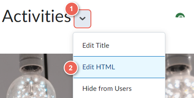 access html editor
