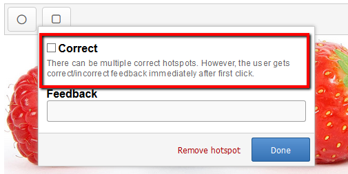 a pop up with hotspot options, the correct tickbox unchecked and highlighted
