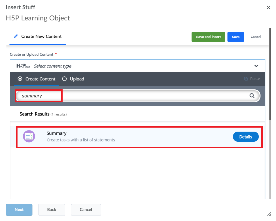 H5P - Create a Summary Tool with H5P