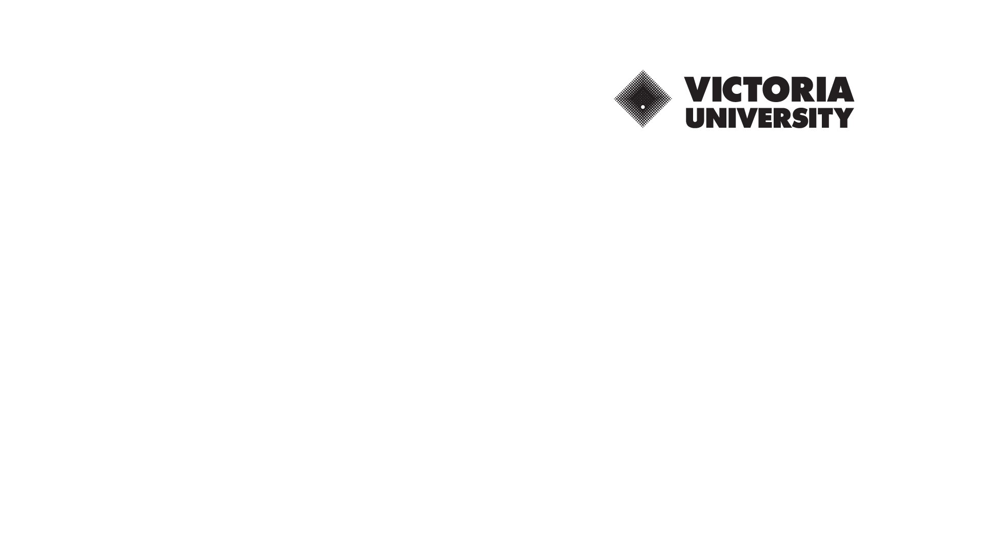 Zoom Virtual Background with Victoria University logo