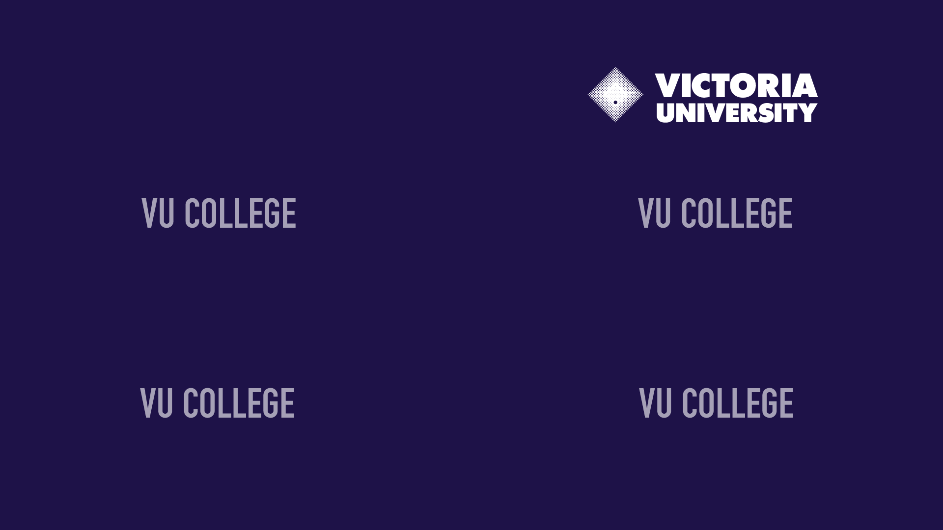 Zoom Virtual Background for VU College