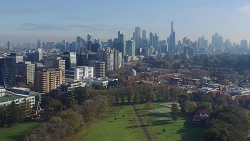 Showcase Footscray Park Drone Aerials