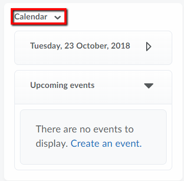 click calendar
